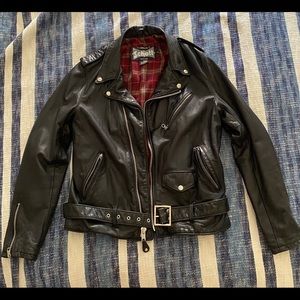 Schott original leather motorcycle jacket